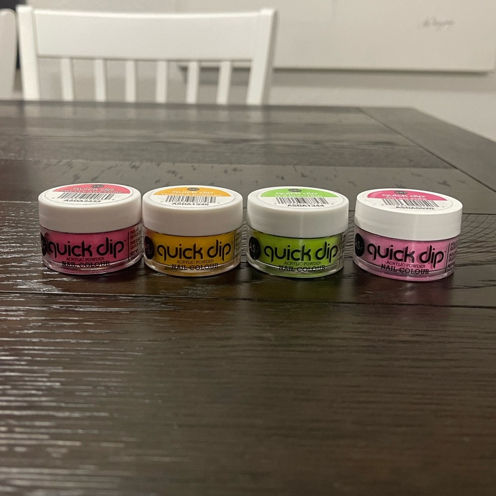 ASP Quick Dip Powder Jar Set, 4 pack 14.2g 0.5oz.
